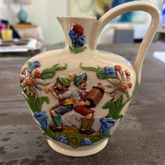 Vintage Reinh Merkelbach pitcher German pottery